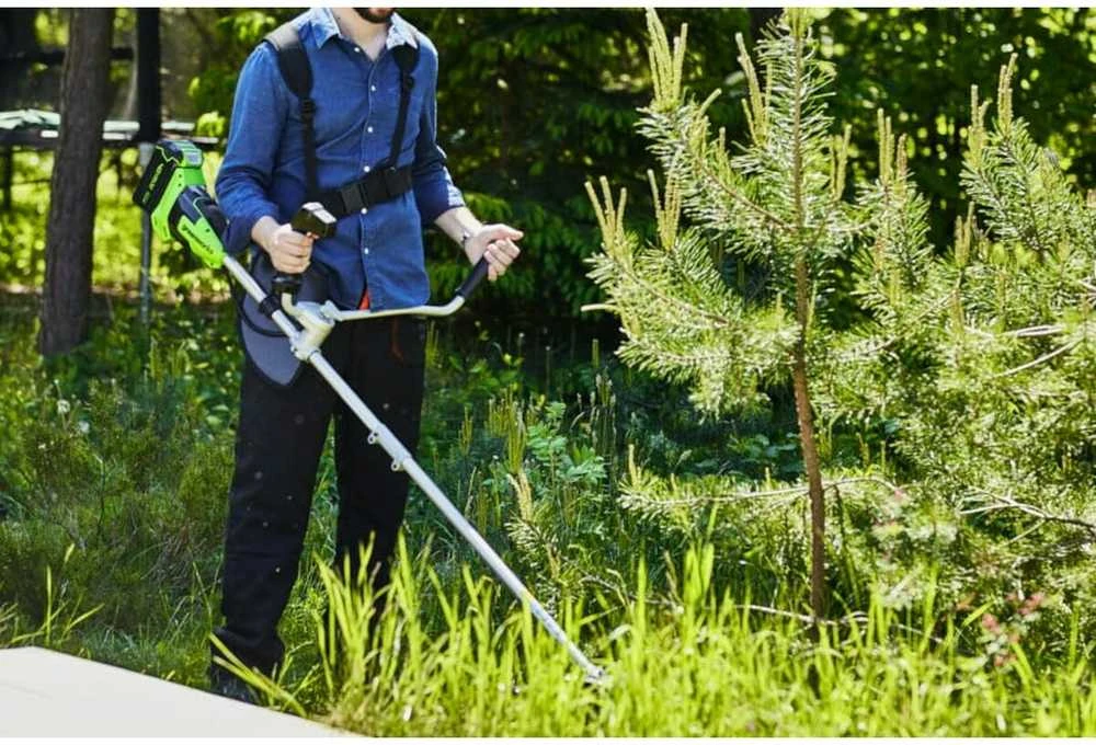 Žoliapjovė - trimeris Greenworks GD40BCB; 40 V (be akumuliatoriaus ir pakrovėjo)