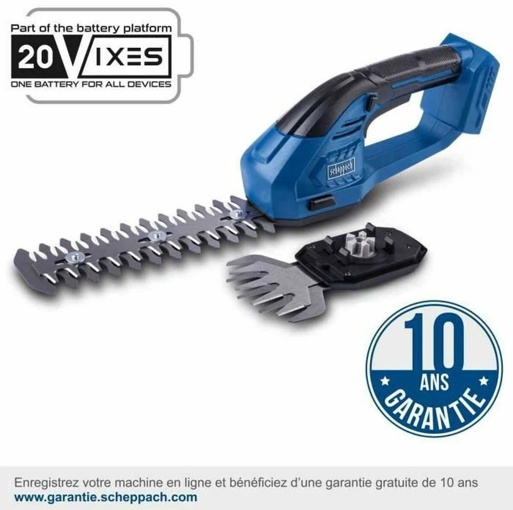 Akumuliatorinės vejos ir gyvatvorių žirklės C-HTGS200-X 20V,, Scheppach