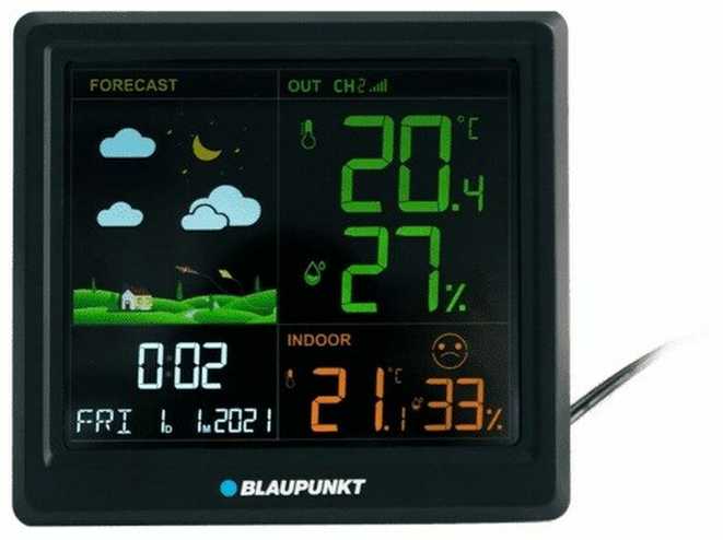 Blaupunkt meteorologinė stotis WS25BK juodas