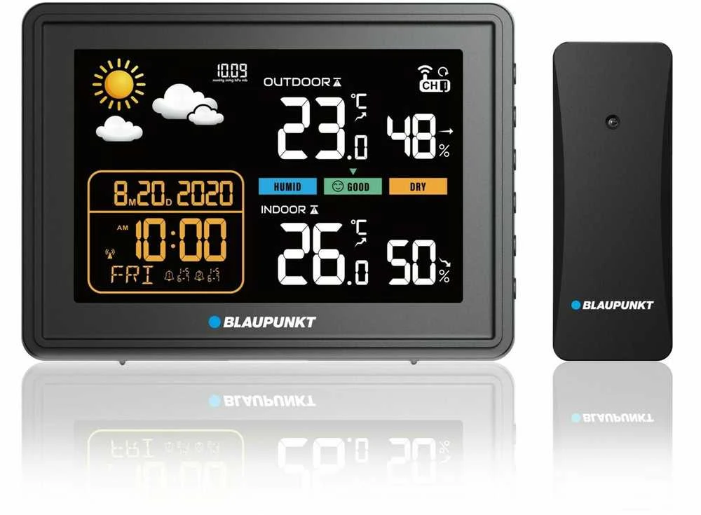 Blaupunkt WS30BK orų stotelė, juoda