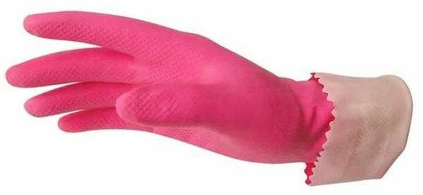 Rožinė guminė pirštinė Vileda Universal
