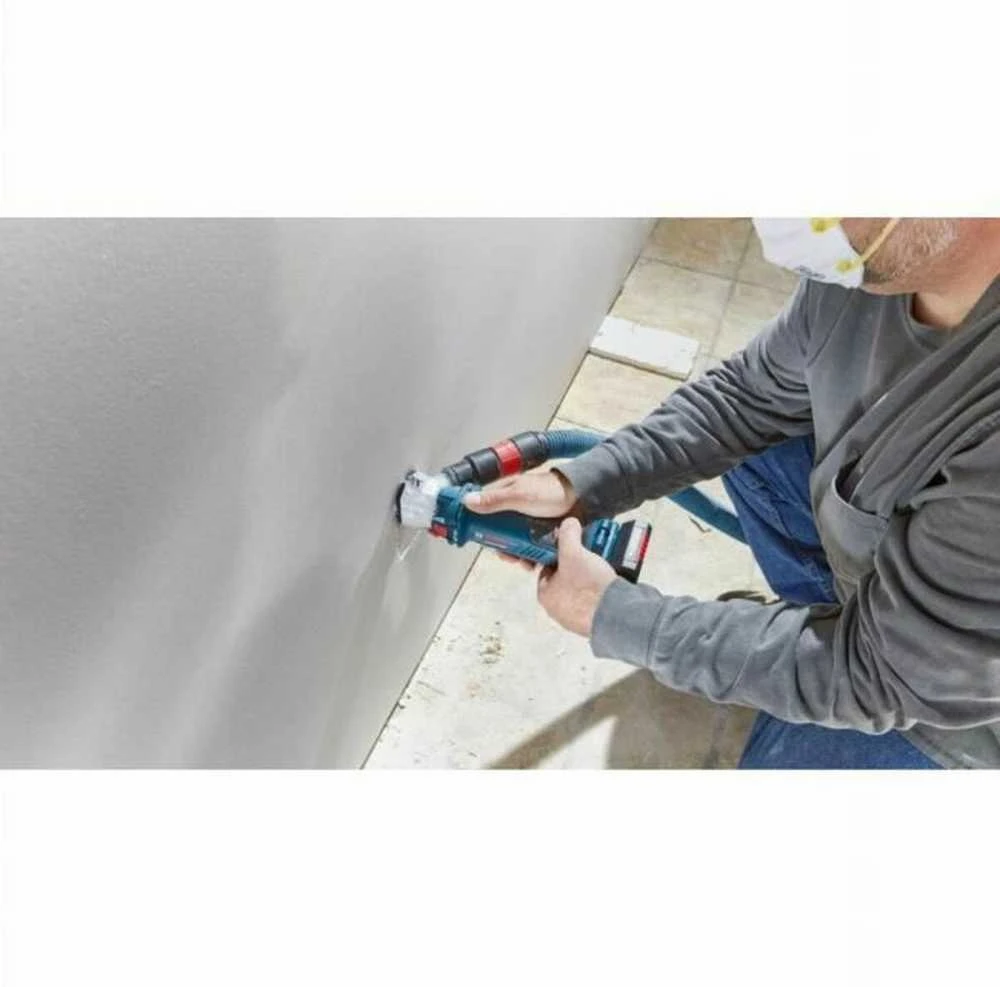 Bosch Akumuliatorinė gipso kartono freza GCU 18V-30, be akumuliatoriaus ir kroviklio, 3 – 6,4 mm / 30.000 min.-1