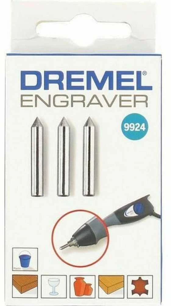 Dremel Karbidiniai graviravimo antgaliai, 5 vnt.