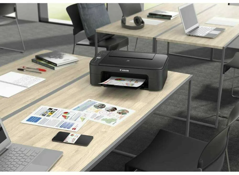 Canon PIXMA TS3350 EUR | 3771C006 | Inkjet | Spalvotas | Daugiafunkcinis Spausdintuvas | A4 | Wi-Fi | Juodas