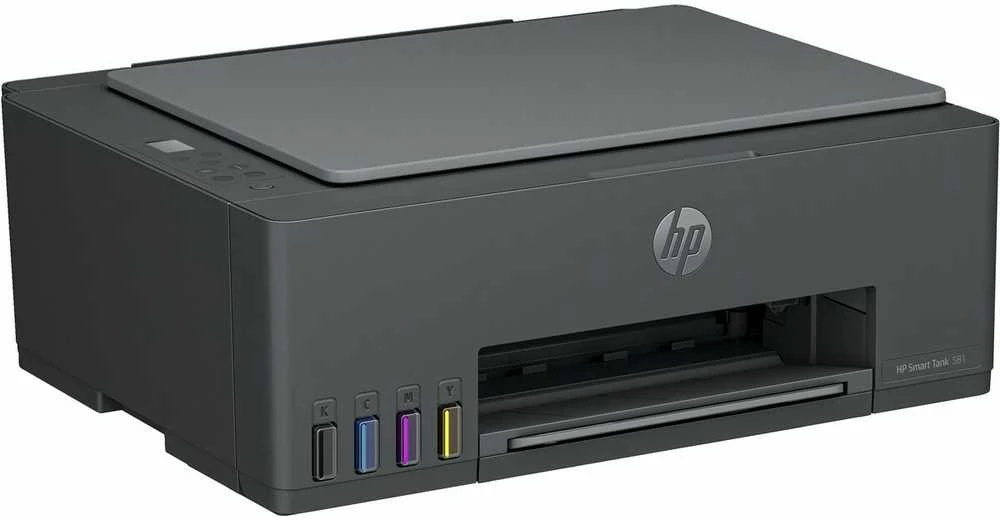 Hewlett Packard (HP) Daugiafunkcis Spausdintuvas - HP Smart Tank 581 Belaidis, Didelio Pajėgumo Rašalo Bakas