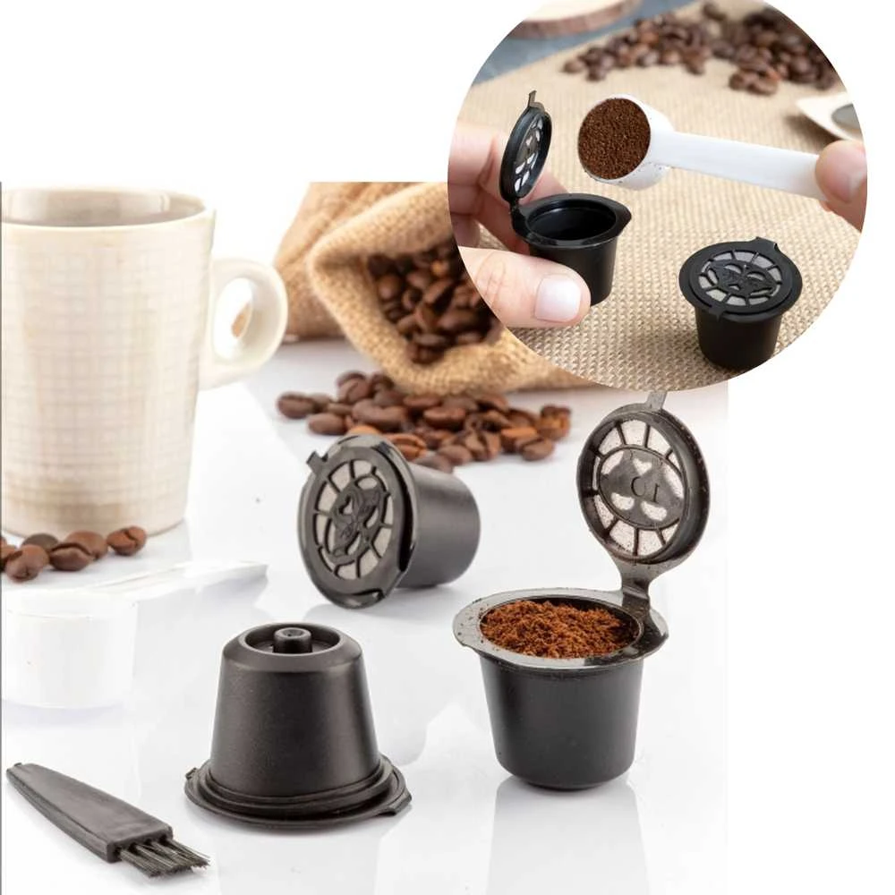 3 daugkartinio naudojimo kavos kapsulių rinkinys Recoff InnovaGoods