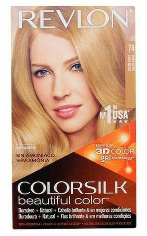 "Revlon Colorsilk" be amoniako 74 Vidutinė blondinė