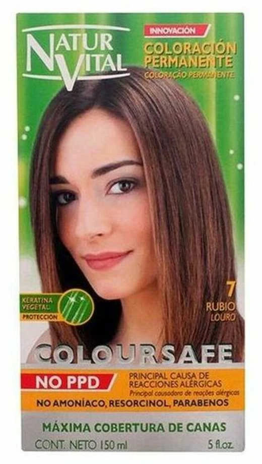 Naturaleza Y Vida Coloursafe Permanent 7 Skirtas šviesiems plaukams 150ml Plaukų dažai