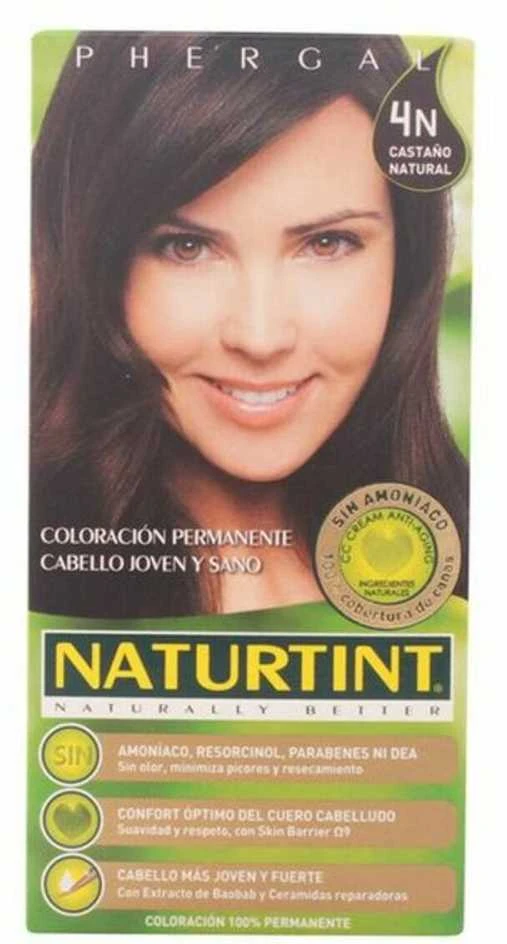 Naturtint 4N plaukų dažai be amoniako 150ml
