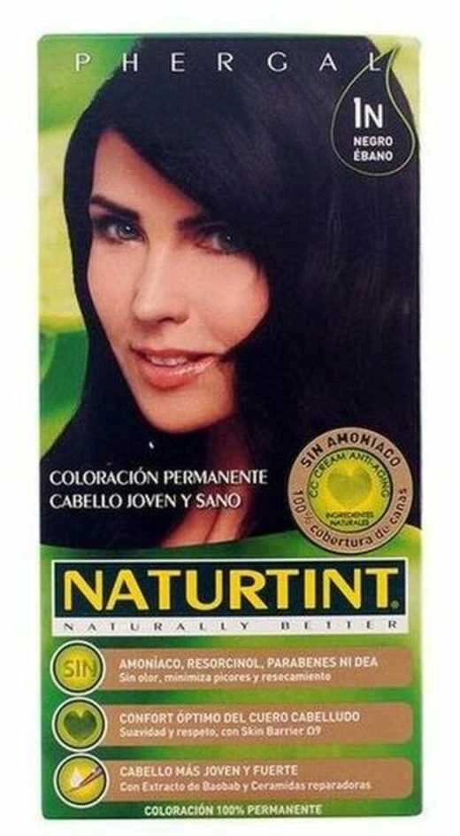 Naturtint 1N plaukų dažai be amoniako 150ml