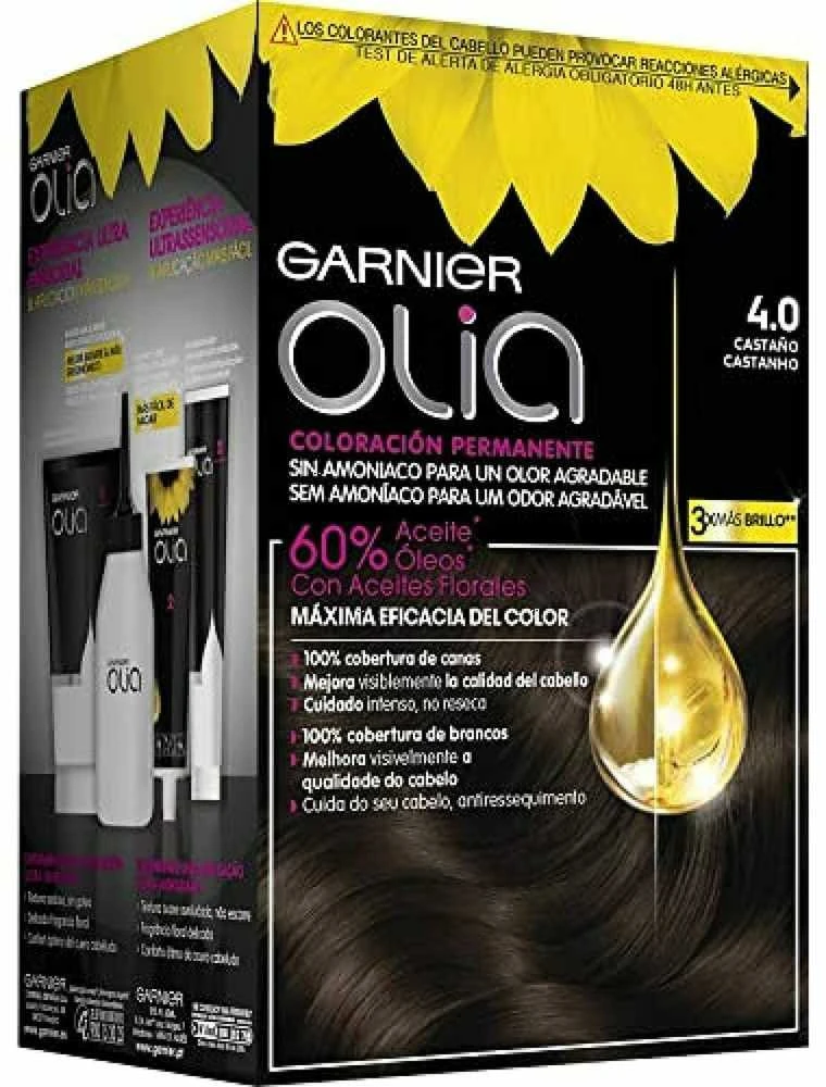 Garnier Olia 4.0 rudų plaukų dažų pakuotė