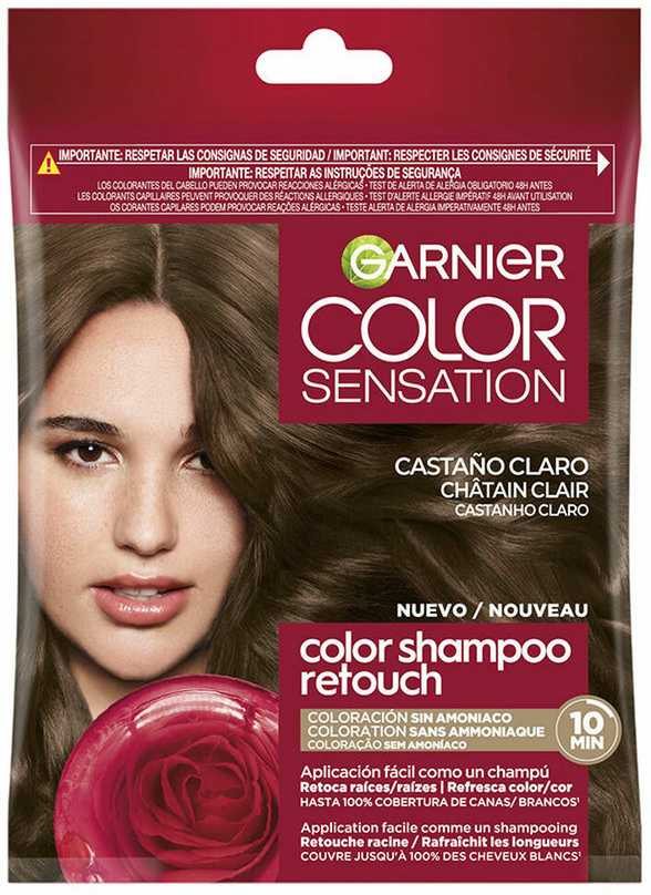 Garnier Color Sensation Coloración Tono Sobre Tono Champú 5,0-šviesiai rudas 1 U