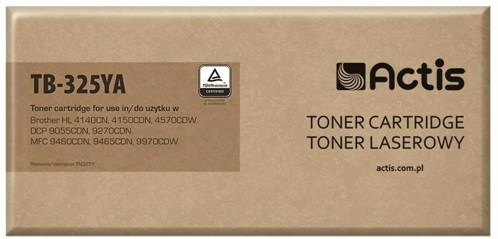 Actis TB-325YA Toneris (Brother TN-325Y pakaitalas; standartinis; 3500 puslapių; geltonas)