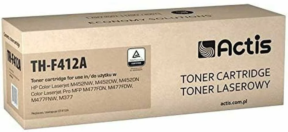 Tonerio Kasetė - Actis TH-F412A, Geltona