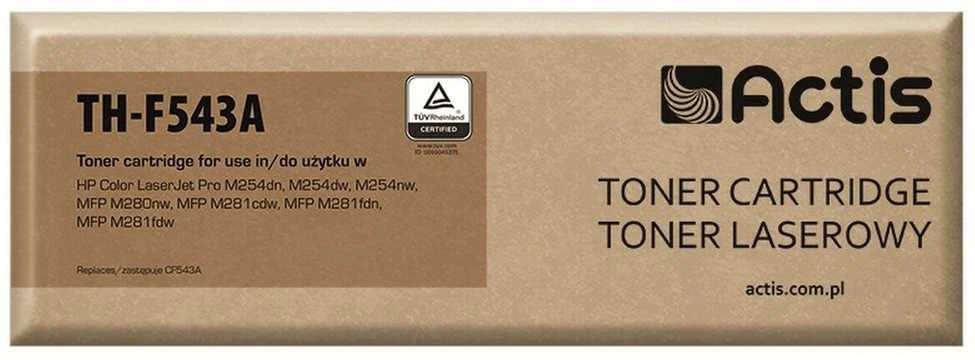 Toneris ACTIS TH-F543A (pakaitinis HP 203A CF543A, Supreme, 1300 puslapių, purpurinė)