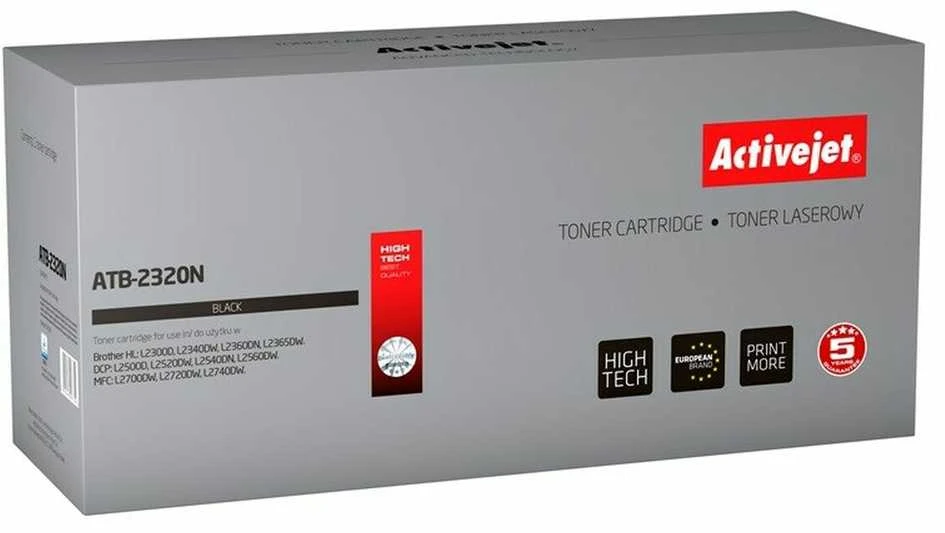 Tonerio Kasetė - Activejet ATB-2320N Juoda, 2600 Puslapių