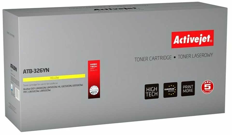 Activejet ATB-326YN Toneris (Brother TN-326Y pakaitalas; Supreme; 3500 puslapių; geltona)