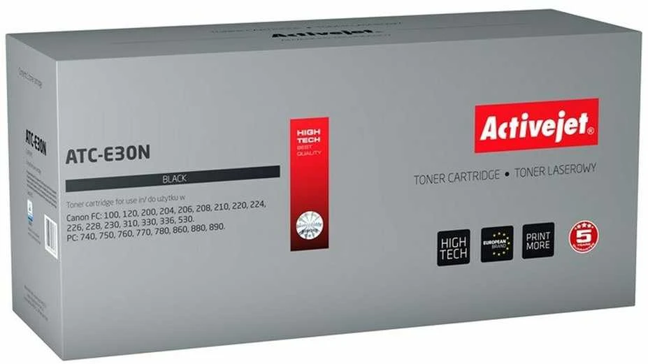 Toneris ActiveJet ATC-E30N | Juodas | 4000 psl | Canon E30