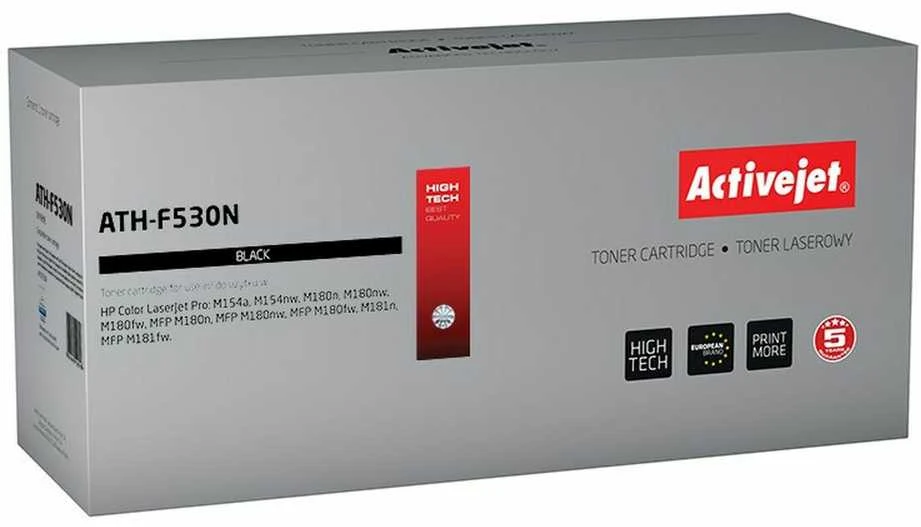 Toneris Activejet ATH-F530N (pakaitinis HP 205A CF530A, Supreme, 1100 puslapių, juodas)