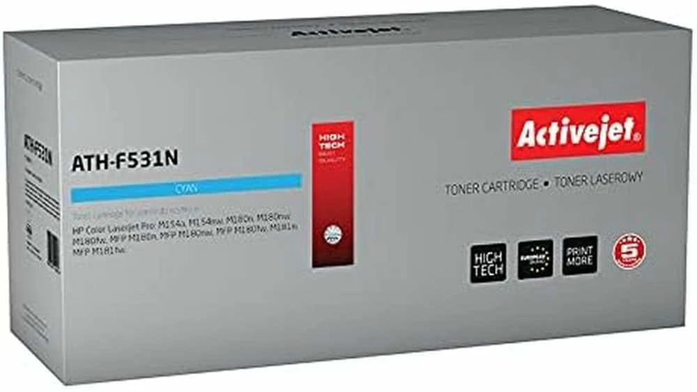 Toneris Activejet ATH-F531N (pakaitinis HP 205A CF531A, Supreme, 900 puslapių, mėlynas)