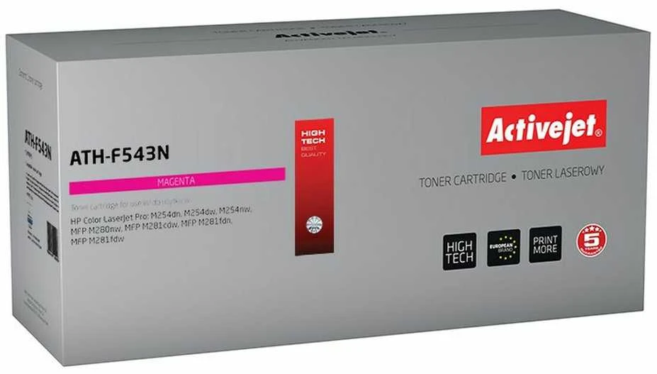 Toneris Activejet ATH-F543N (pakaitinis HP 203A CF542A, Supreme, 1300 puslapių, purpurinė)