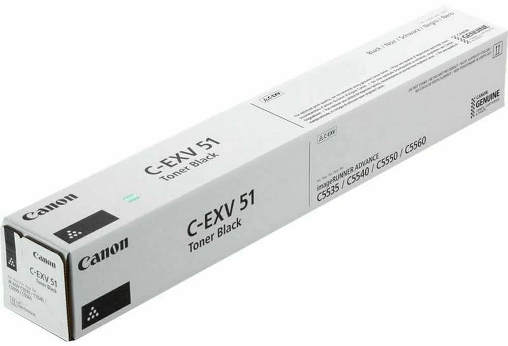 Canon C-EXV 51 (0481C002) Lazerinė kasetė, Juoda