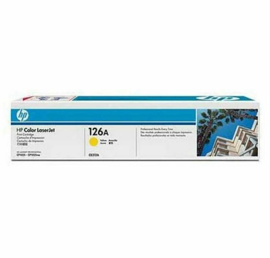 Hewlett Packard (HP) HP 126A Geltona tonerio kasetė, 1000 puslapių, skirta „Color LaserJet CP1025“, „Pro 100“, „Pro 200“, „M275“ serijoms