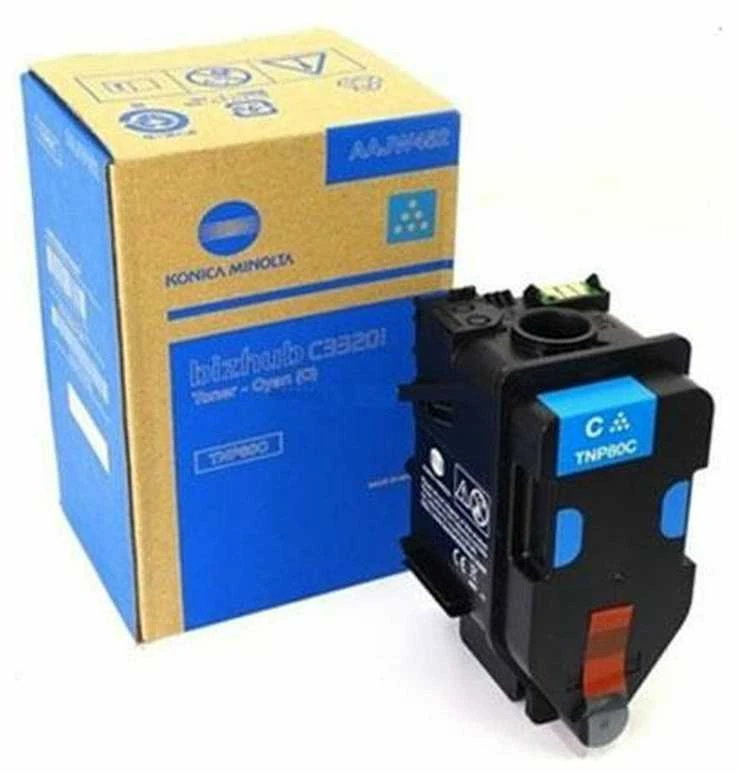 Konica Minolta TNP80C tonerio kasetė originali Žydra