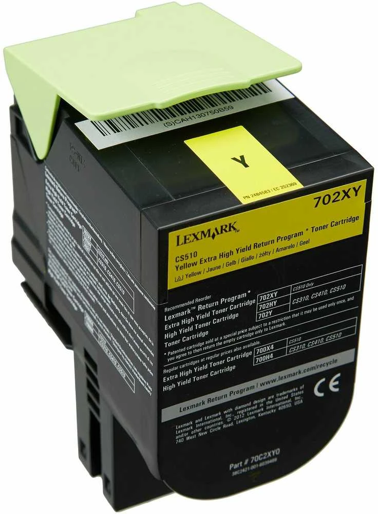 Lexmark 702XY R kasetė, Geltona