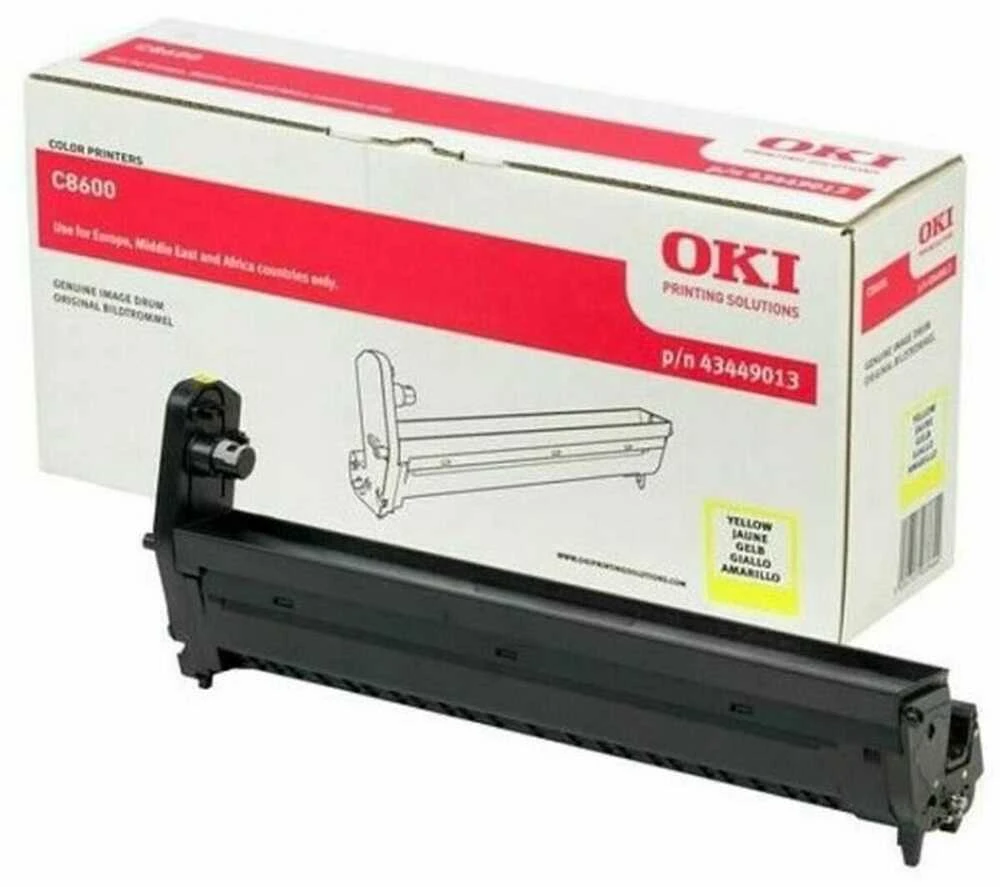 OKI MC853/873 geltonas būgnas