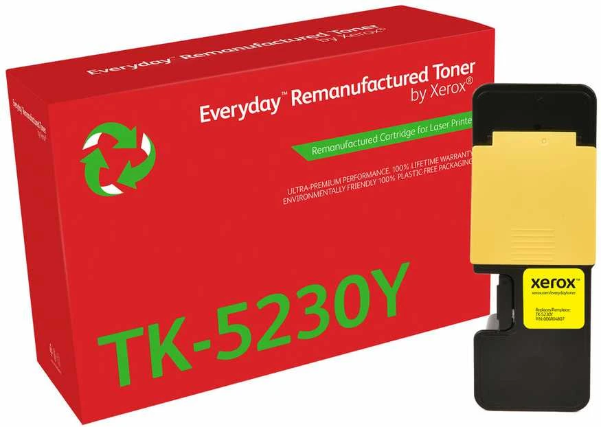 Xerox KASDIEN PERDIRBTAS TONERIS - Geltonas PAKEIČIA KYOCERA TK-5230Y