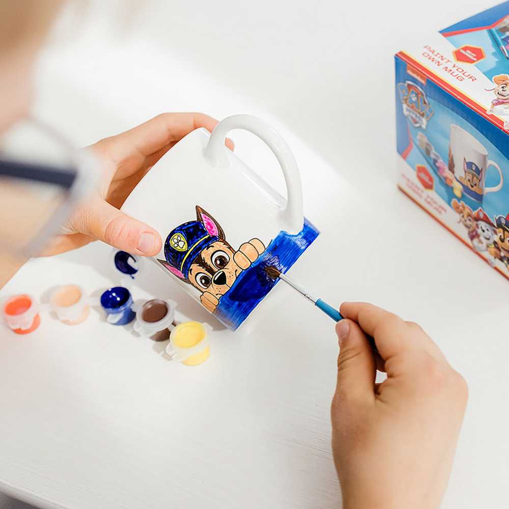 Spin Master "Paw Patrol" dažomas porcelianinis puodelis 235 ml dovanų dėžutėje