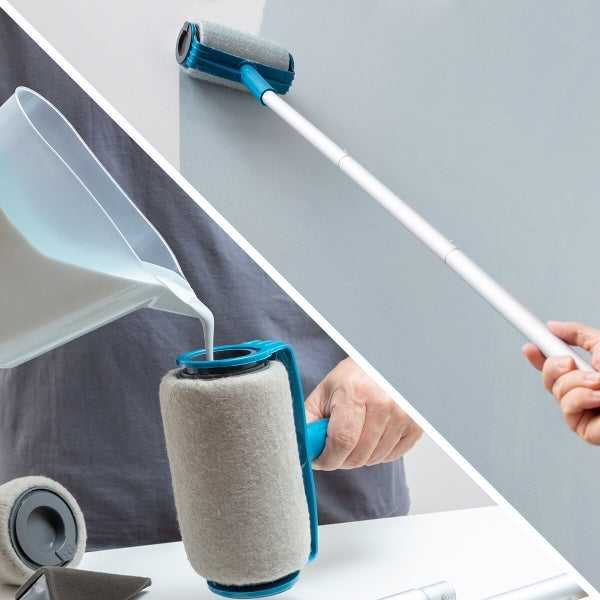„InnovaGoods Roll'n'paint“ 5 dalių daugkartinio pildymo nenulašančių dažų volelių rinkinys