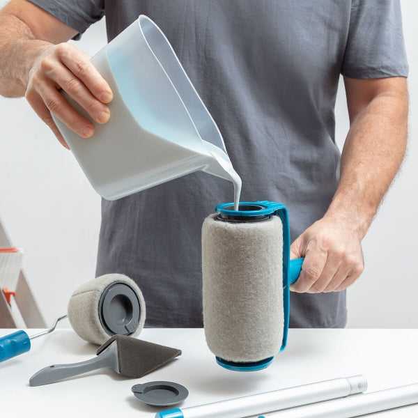 „InnovaGoods Roll'n'paint“ 5 dalių daugkartinio pildymo nenulašančių dažų volelių rinkinys