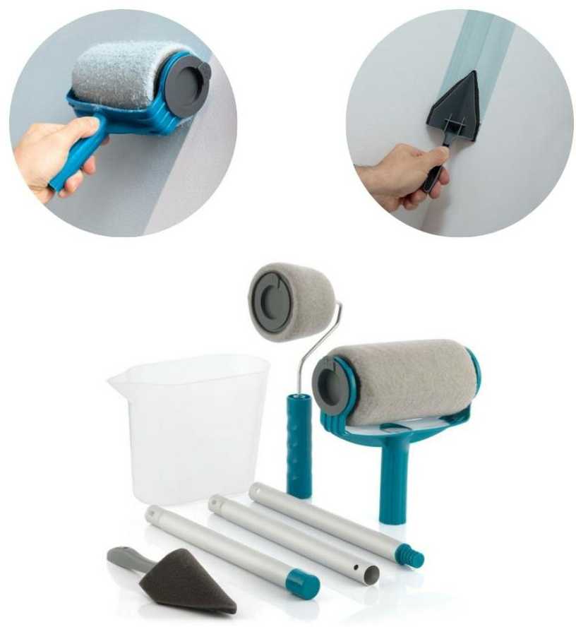 InnovaGoods Rinkinys daugkartinio naudojimo nelašantys dažų voleliai Roll'n'Paint 5 vnt.