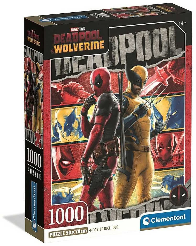 Clementoni Dėlionė 1000 vnt. - Deadpool