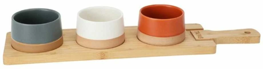Excellent Houseware Keraminiai užkandžių dubenys 9,5 cm 4 vnt.