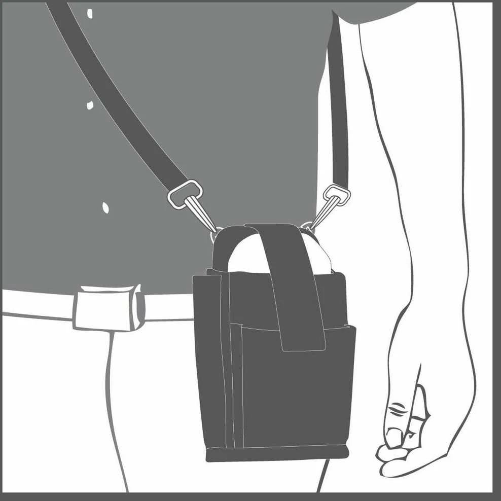 Mobilis REFUGE HOLSTER HHD M FRONT/POCKET STYLUS HOLDER STRAP+BELT
