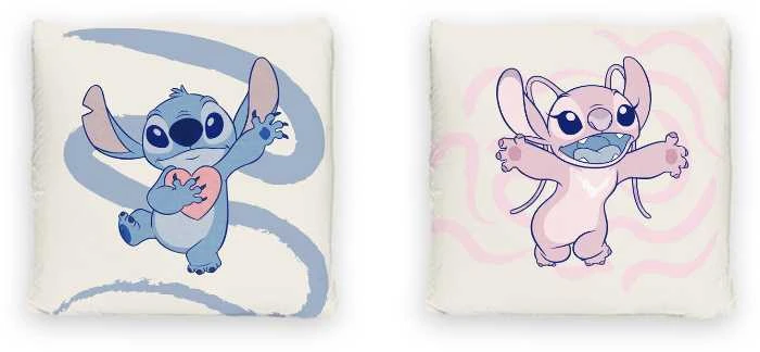 Dekoratyvinė pagalvėlė Disney Lilo ir Stitch Lovers, 40x40 cm