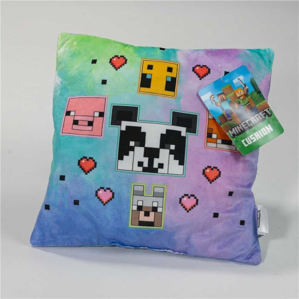 Minecraft Dekoratyvinė pagalvėlė su nuimamu užvalkalu (35x35cm), 1 vnt.