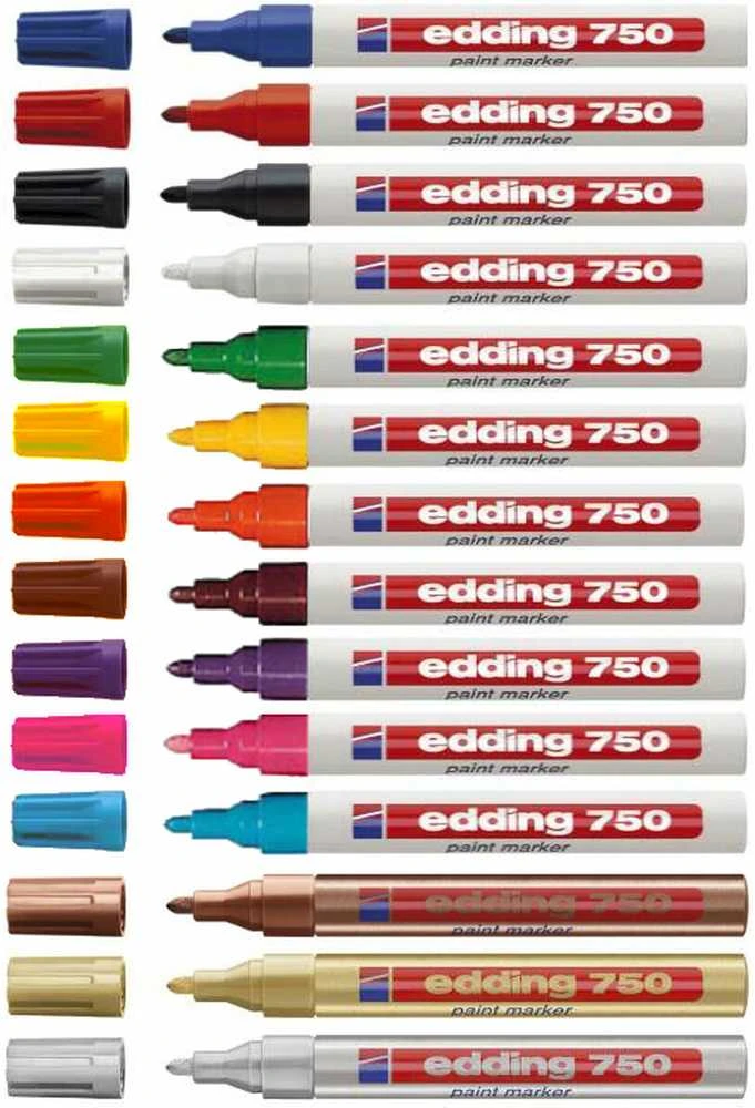 Edding 750 Paint Marker Baltas (4-750049) (4750049)