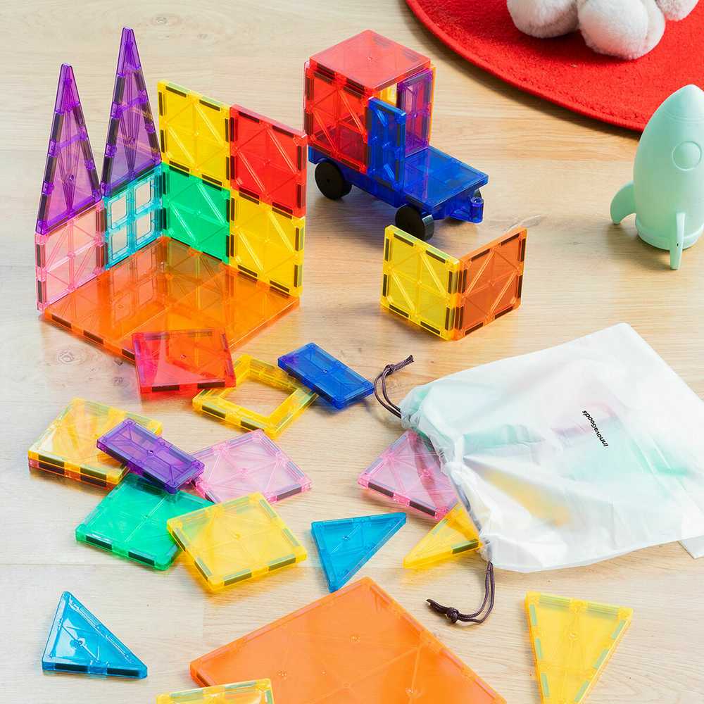 Innovagoods 3D magnetiniai statybiniai blokeliai