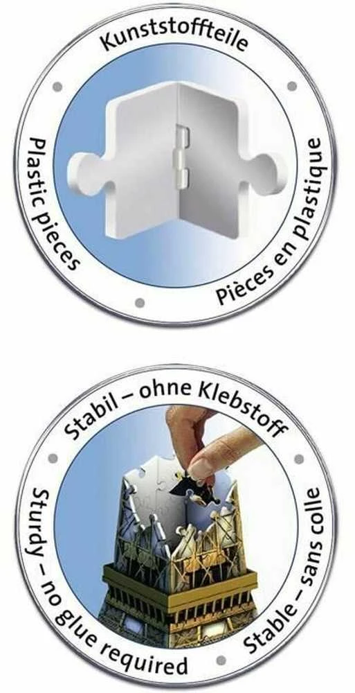 Ravensburger "3D" Dėlionė 216 vnt. - Eifelio bokštas