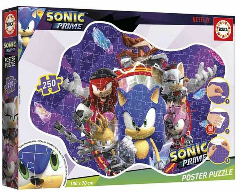 G3 Dėlionė 250 detalių Sonic Prime modelis