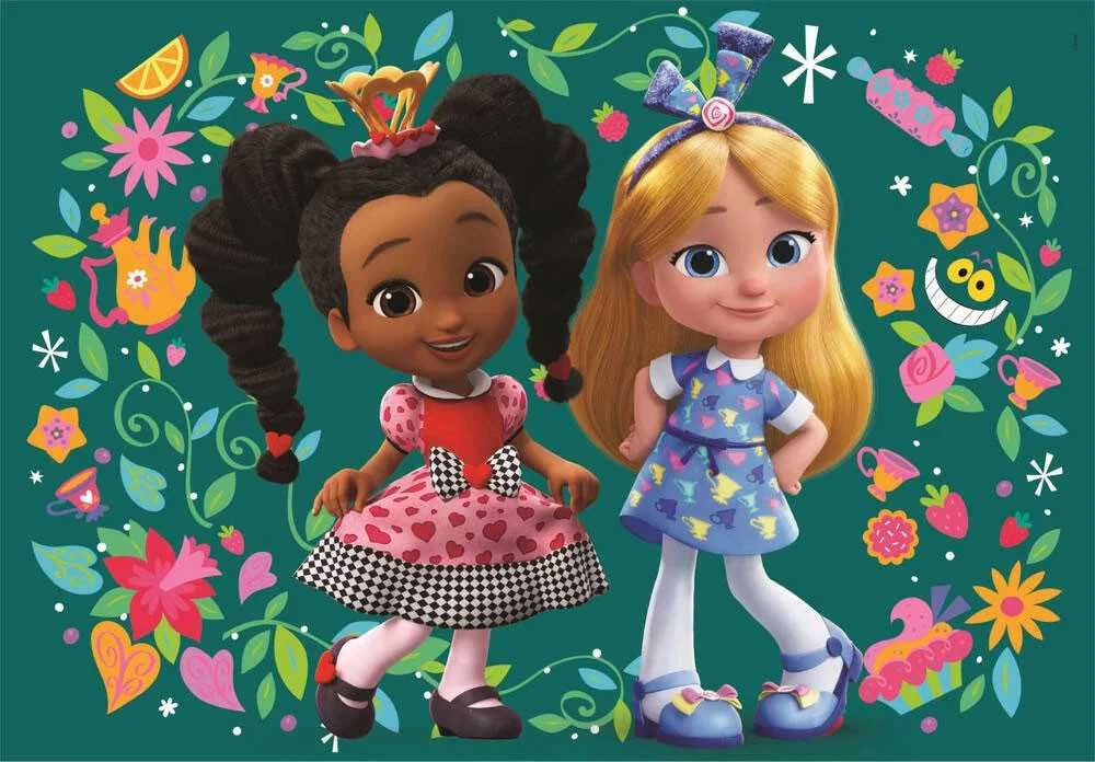 Clementoni Dėlionė 2x60 vnt. - Alice's Wonderland kepyklėlė