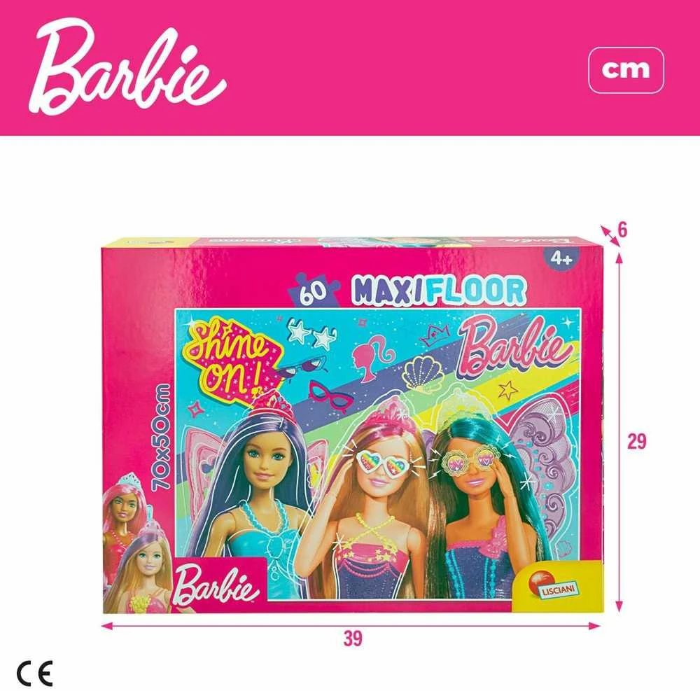 Lisciani LISCIANI BARBIE Dėlionė MAXIFLOOR 60