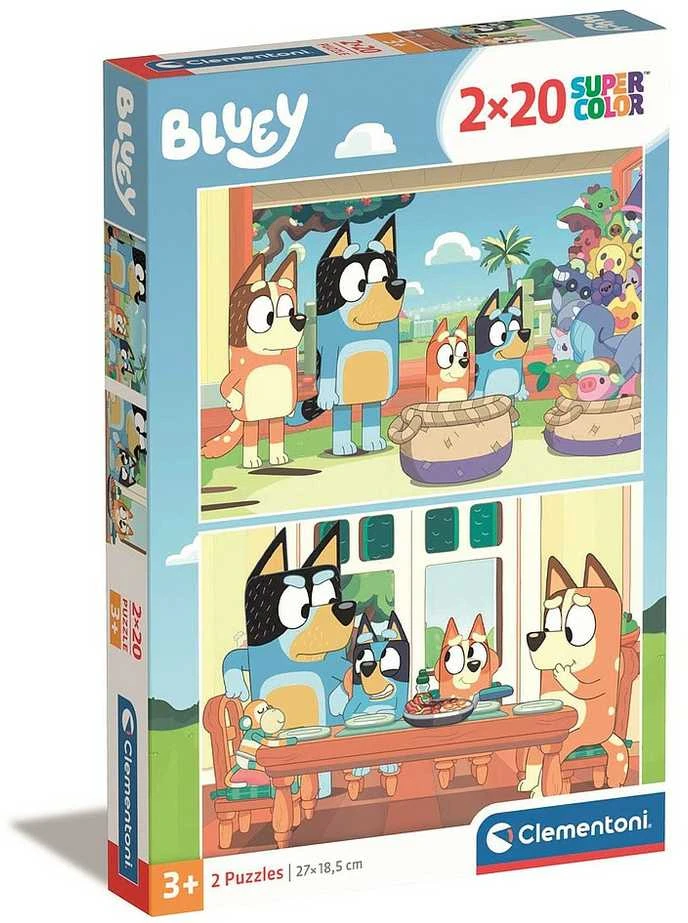 Clementoni Dėlionė 2x20 vnt. - Bluey