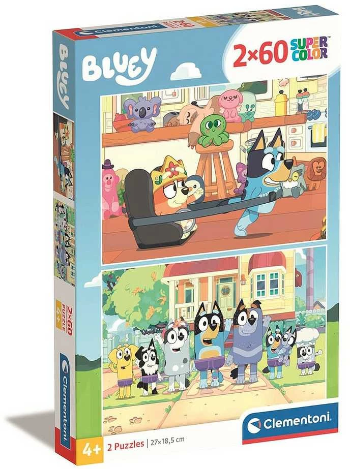 Clementoni Dėlionė 2x60 vnt. - Bluey