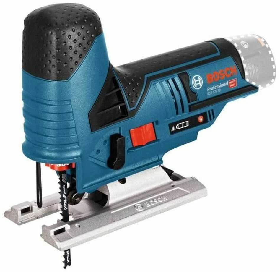 Bosch Akumuliatorinis siaurapjūklis GST 12V-70, be akumuliatoriaus ir kroviklio