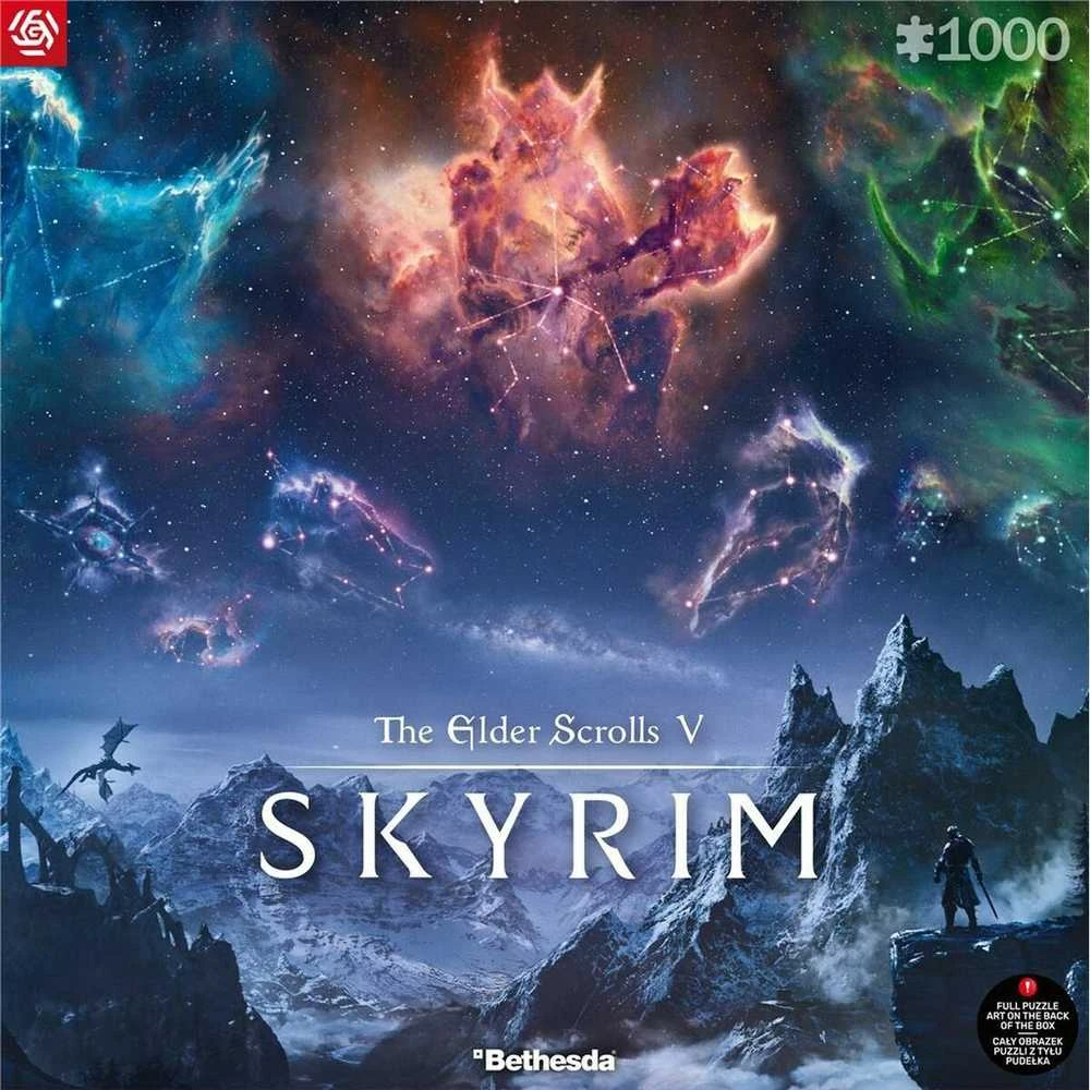 Cenega Good Loot Puzzle The Elder Scrolls V SKYRIM | 1000 dalių dėlionė